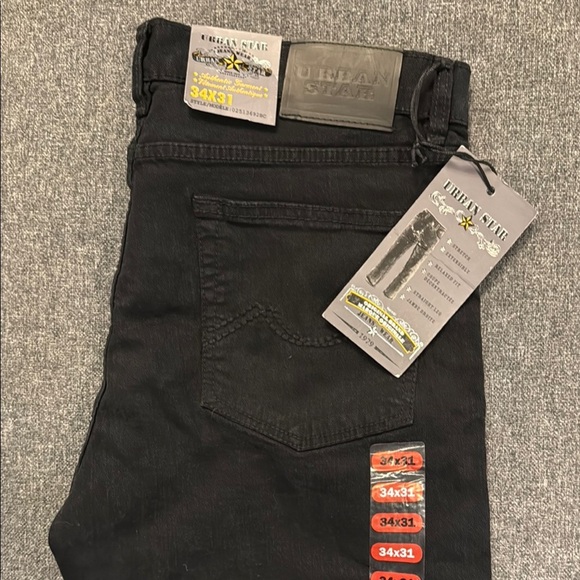 Urban Star Black Slim Jeans New with Tags - Picture 1 of 5